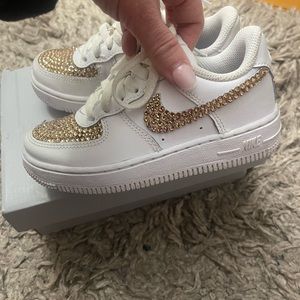 Used Bling Air Force ones (toddler)